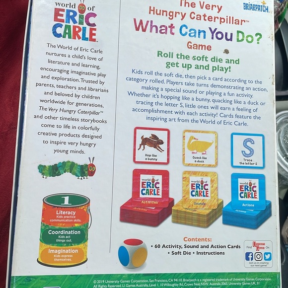 Eric Carle The Very Hungry Caterpillar What Can You Do? Game - Picture 2 of 2